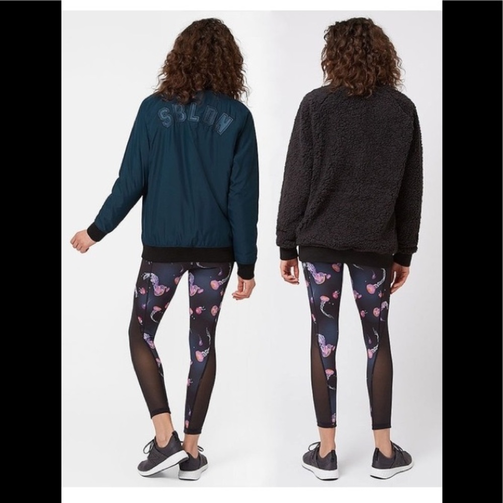 Jackie Reversible Embroidered Bomber Jacket S